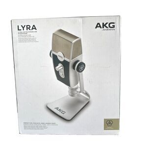AKG Lyra C44-USB Harman Microphone Ultra HD Recording Interface/Podcast NEW